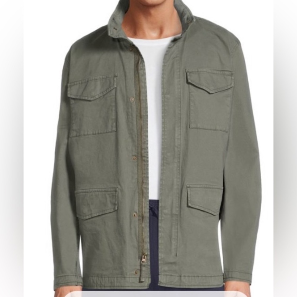 Mens Field Jacket, Stretch, Stow Away Hood